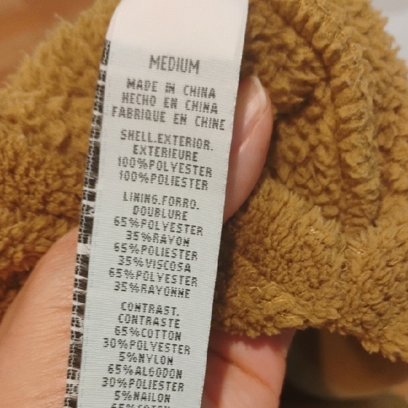 Thread & Supply Men's Zip Up Sweater in Tan - Picture 7 of 7